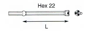 3-wing and threaded integral drill steel